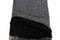 Metallic Silver Black Crinkle Double Face Knit Fabric by the yard PDK00600